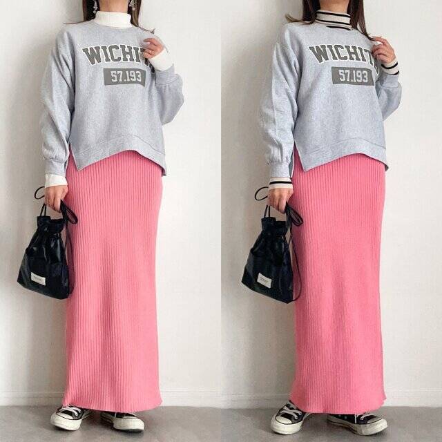 結局どっちが使えるの？ユニクロバズりタートル「無地vsボーダー」1週間コーデ♡