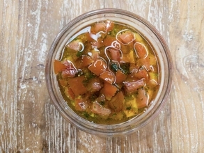 「ナスとトマトはもうこれにして！」「レンジで簡単！とろける食感」なすのカルパッチョ