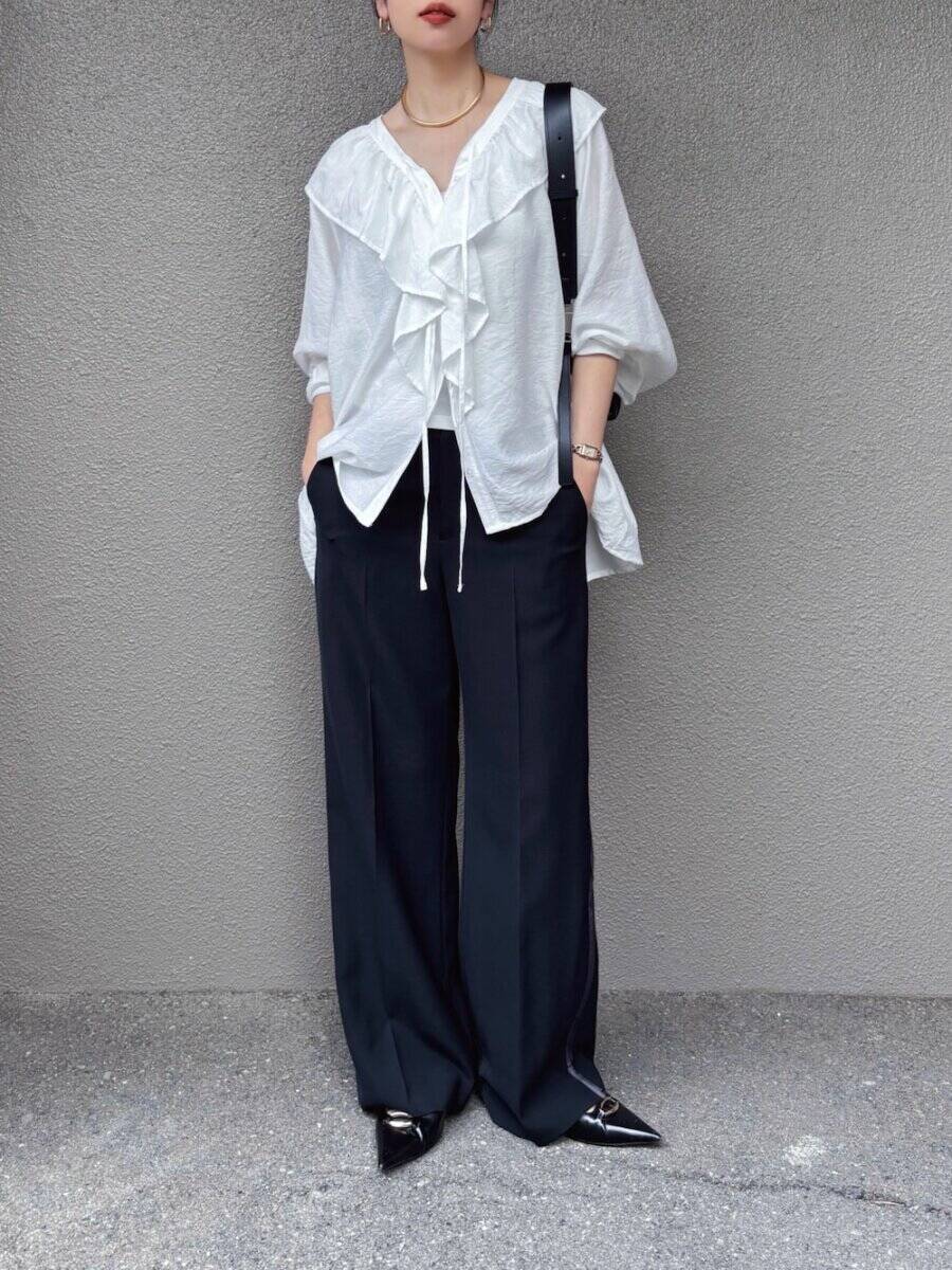 薄着の季節は華やか白トップスが断然使える！初夏のおすすめ着こなし5style