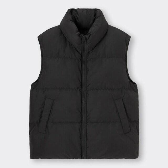 GUの万能セットアップとベストで即旬♡モノトーンコーデ