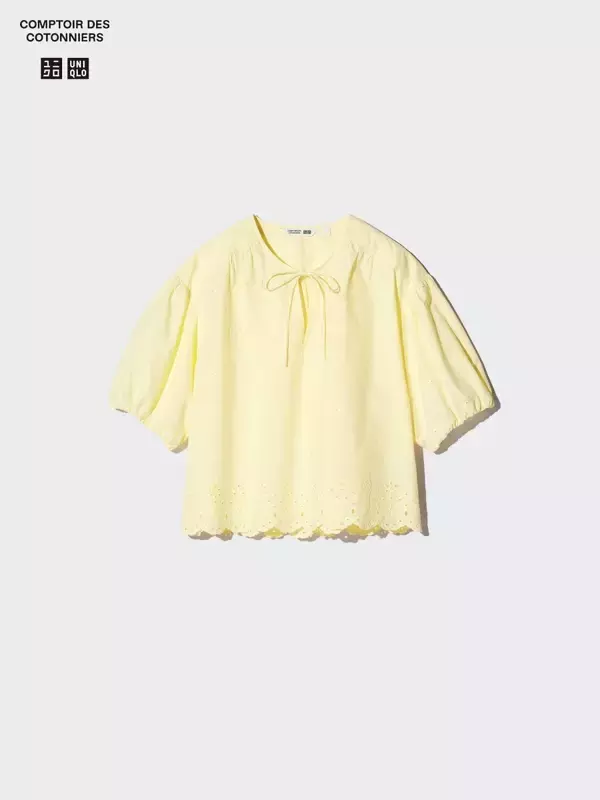 今ユニクロで買うなら春ブラウスが間違いない♡1枚あると便利だから絶対持っとくのがおすすめ！