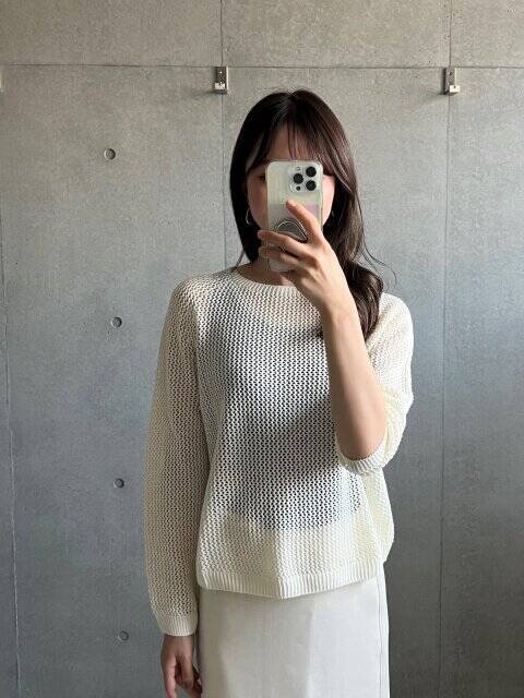 ユニクロで絶対買っとくべき！重ねるだけでこなれる♡今バズリ中のメッシュセーター