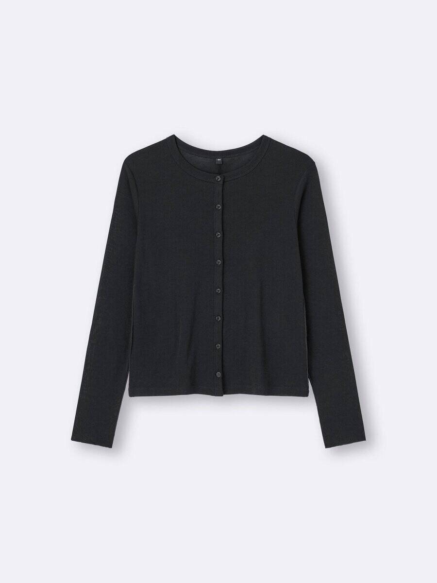 コーデに悩んだらGUの「黒カーディガン」合わせとけば大丈夫！即おしゃれに決まって大助かり♡