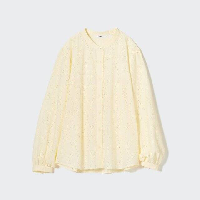 ユニクロのキレイめブラウスがツボすぎる…♡オフィスもおでかけもいける万能トップス