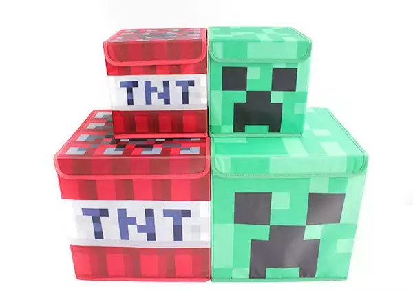 宝島さん…攻めすぎ！見せる収納が叶う♡マインクラフトの折りたたみコンテナムック