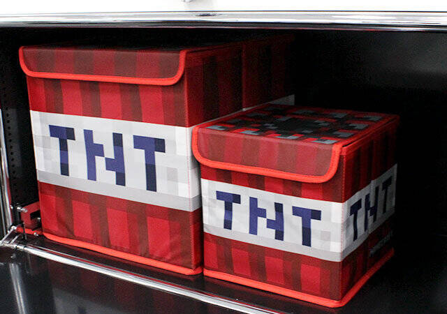 宝島さん…攻めすぎ！見せる収納が叶う♡マインクラフトの折りたたみコンテナムック