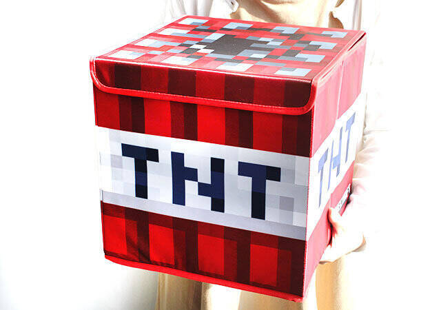 宝島さん…攻めすぎ！見せる収納が叶う♡マインクラフトの折りたたみコンテナムック