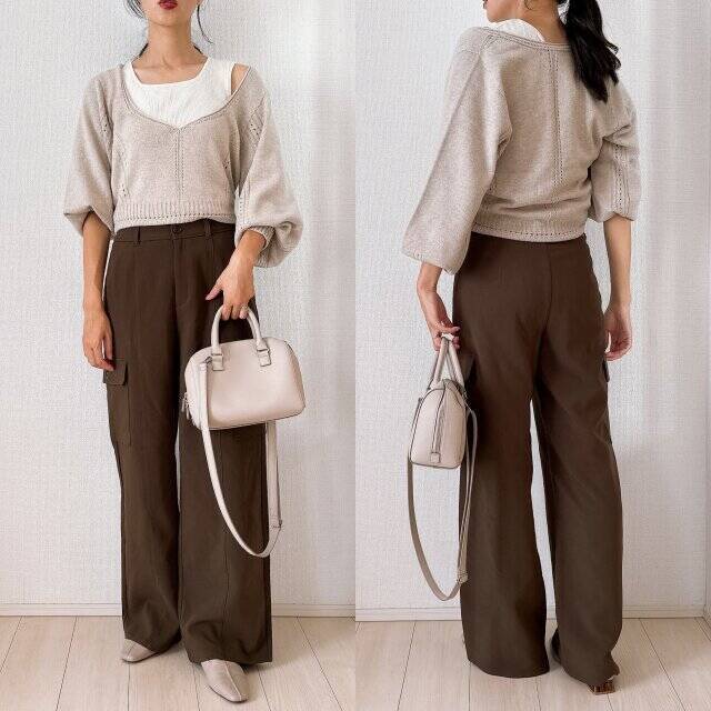 ユニクロのコラボニットが大当たり！ぽわっとした袖が可愛い♡高評価ニット