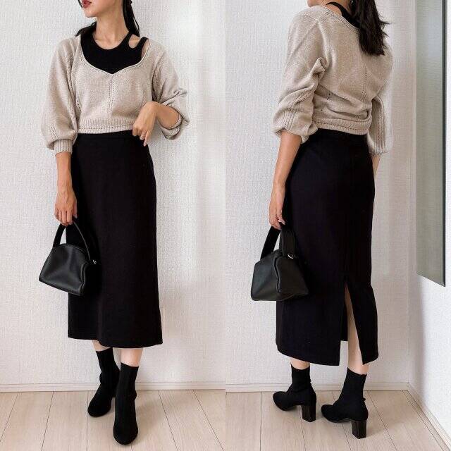 ユニクロのコラボニットが大当たり！ぽわっとした袖が可愛い♡高評価ニット