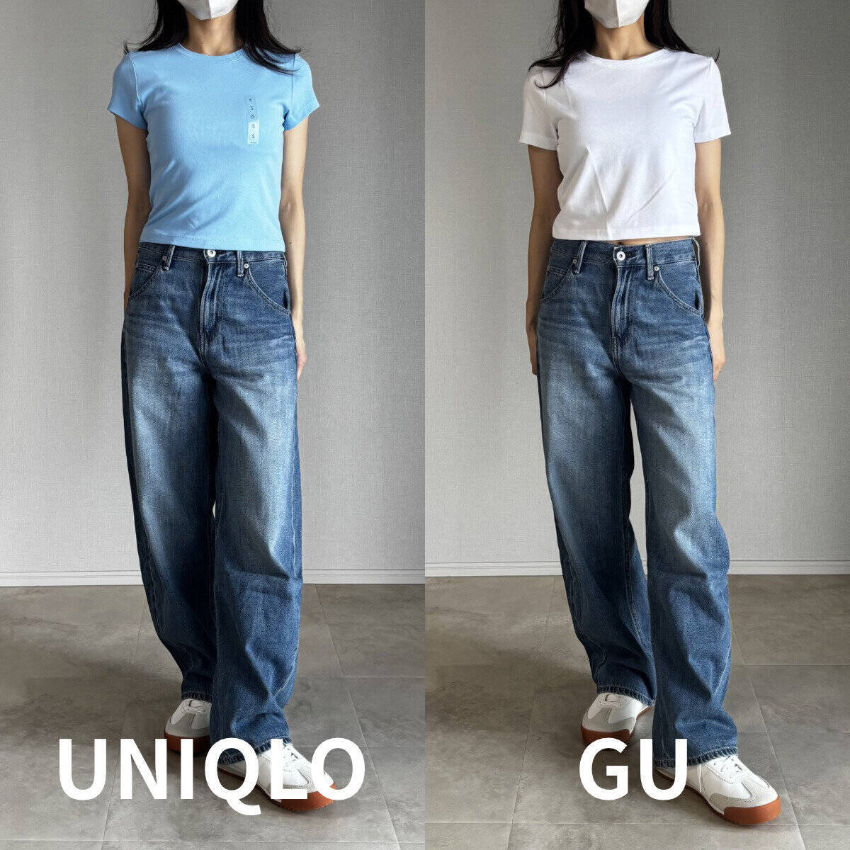 ユニクロvsGUのミニTを徹底比較！低身長さんの体型カバーにはどっちが正解？