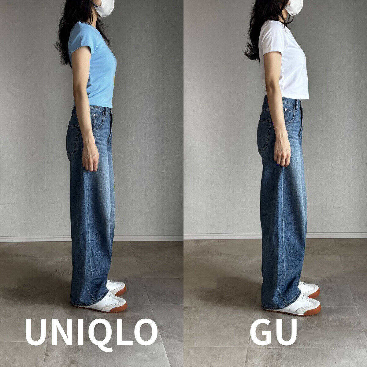 ユニクロvsGUのミニTを徹底比較！低身長さんの体型カバーにはどっちが正解？