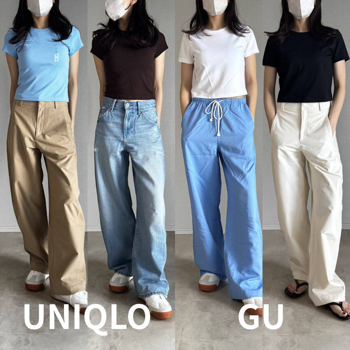 ユニクロvsGUのミニTを徹底比較！低身長さんの体型カバーにはどっちが正解？