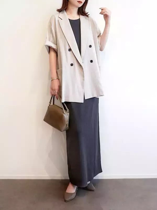 夏はジャケットを羽織るだけでこなれ見え！体型カバーも叶う♡大人の垢抜けコーデ5style
