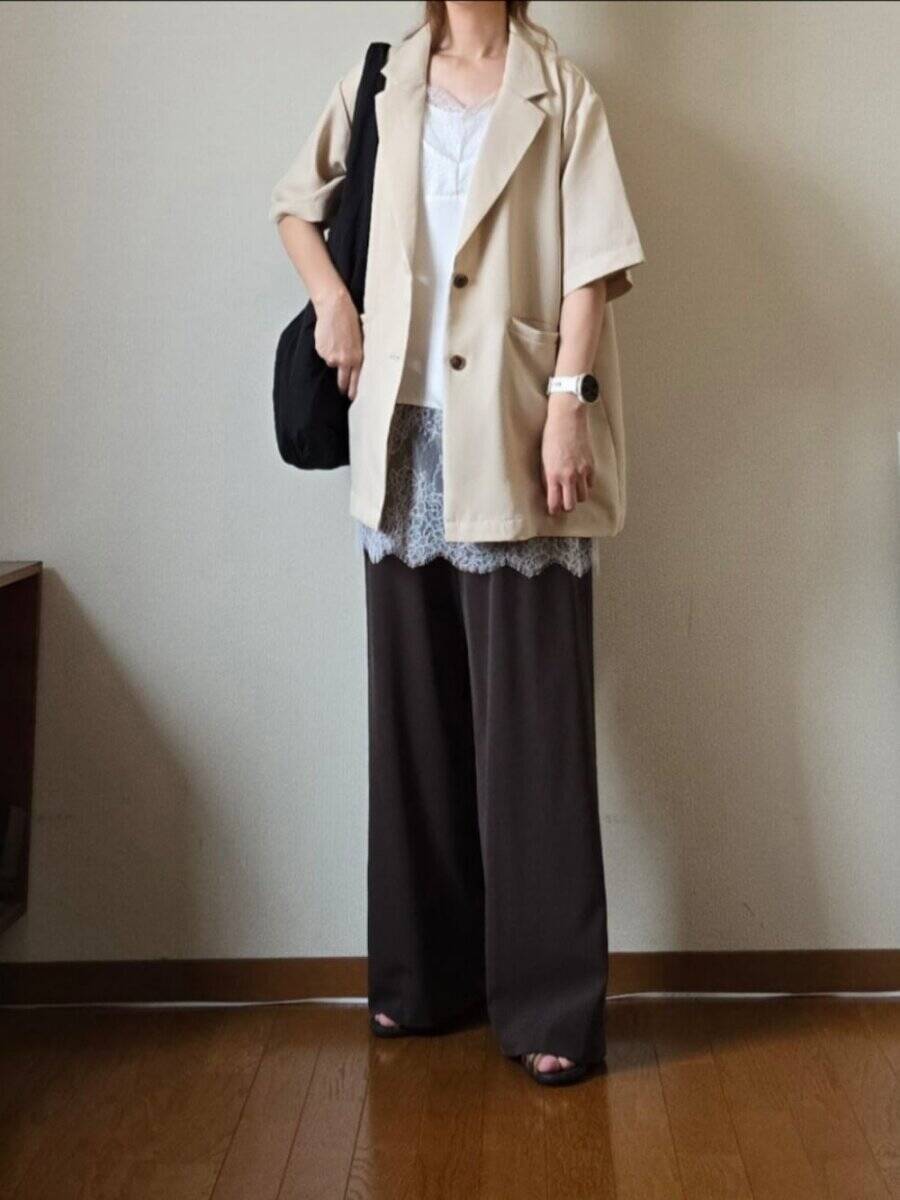 夏はジャケットを羽織るだけでこなれ見え！体型カバーも叶う♡大人の垢抜けコーデ5style