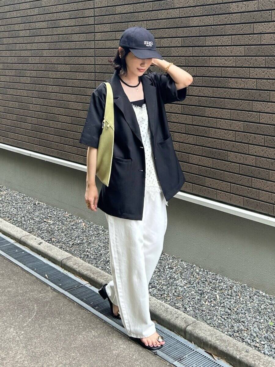 夏はジャケットを羽織るだけでこなれ見え！体型カバーも叶う♡大人の垢抜けコーデ5style