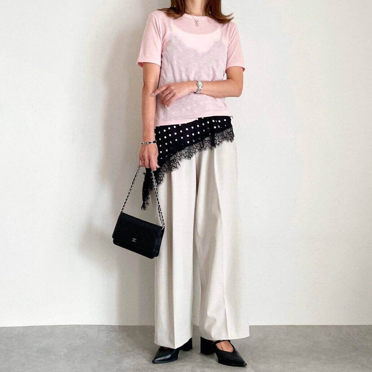 GUの人気シアーTって透けすぎない…？大人女子にちょうどいい着こなし術♡