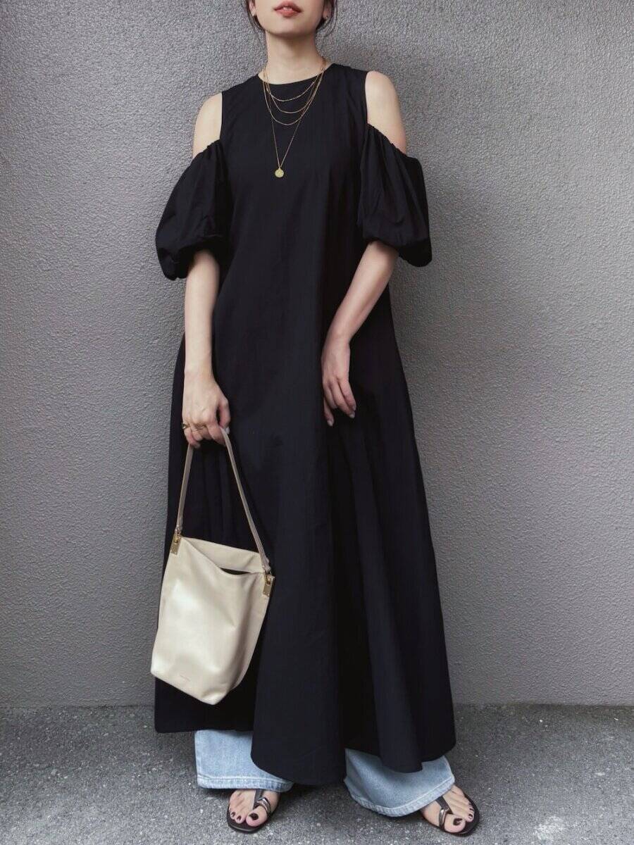 夏の黒ワンピコーデはこう着れば涼しげ♡重たく見せない！大人の着こなし5style