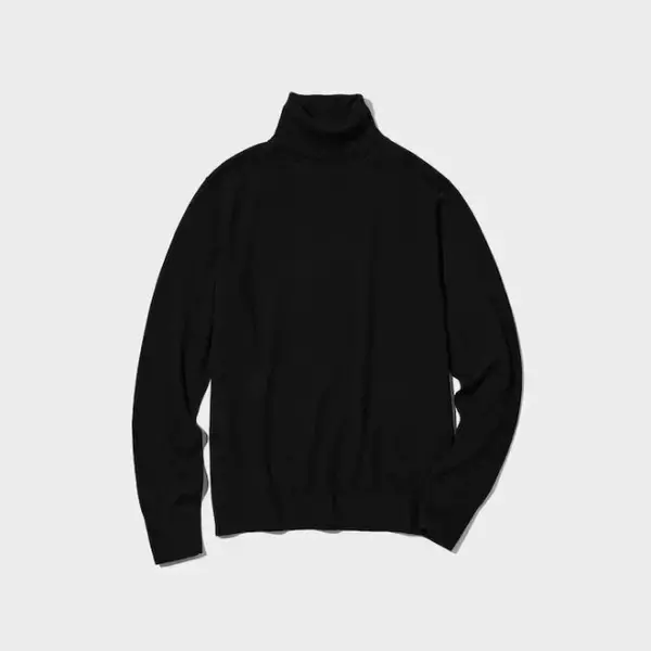 もはや1人1着必須かも！？ユニクロの万能黒タートルで好バランスな着こなし4選