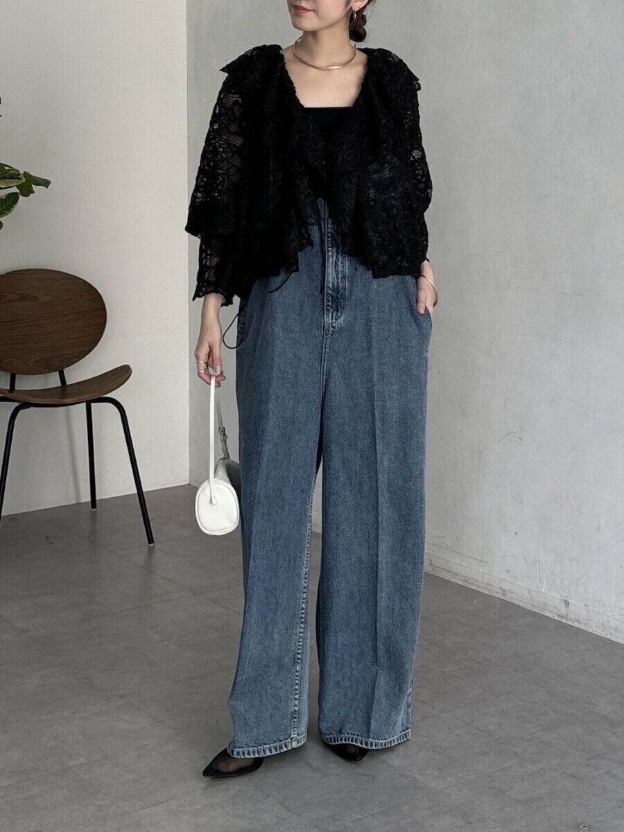 大人のシアートップスは”黒”がおすすめ！上品に垢抜ける♡春の透け感コーデ5style