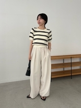 Tシャツよりきちんと見えて涼しい！おしゃれさんのお手本サマーニットコーデ5選