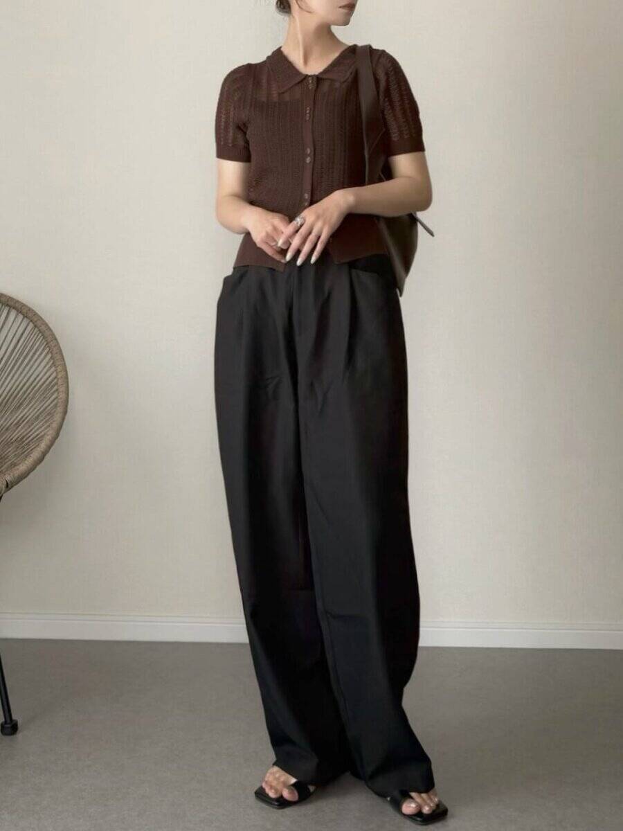 Tシャツよりきちんと見えて涼しい！おしゃれさんのお手本サマーニットコーデ5選