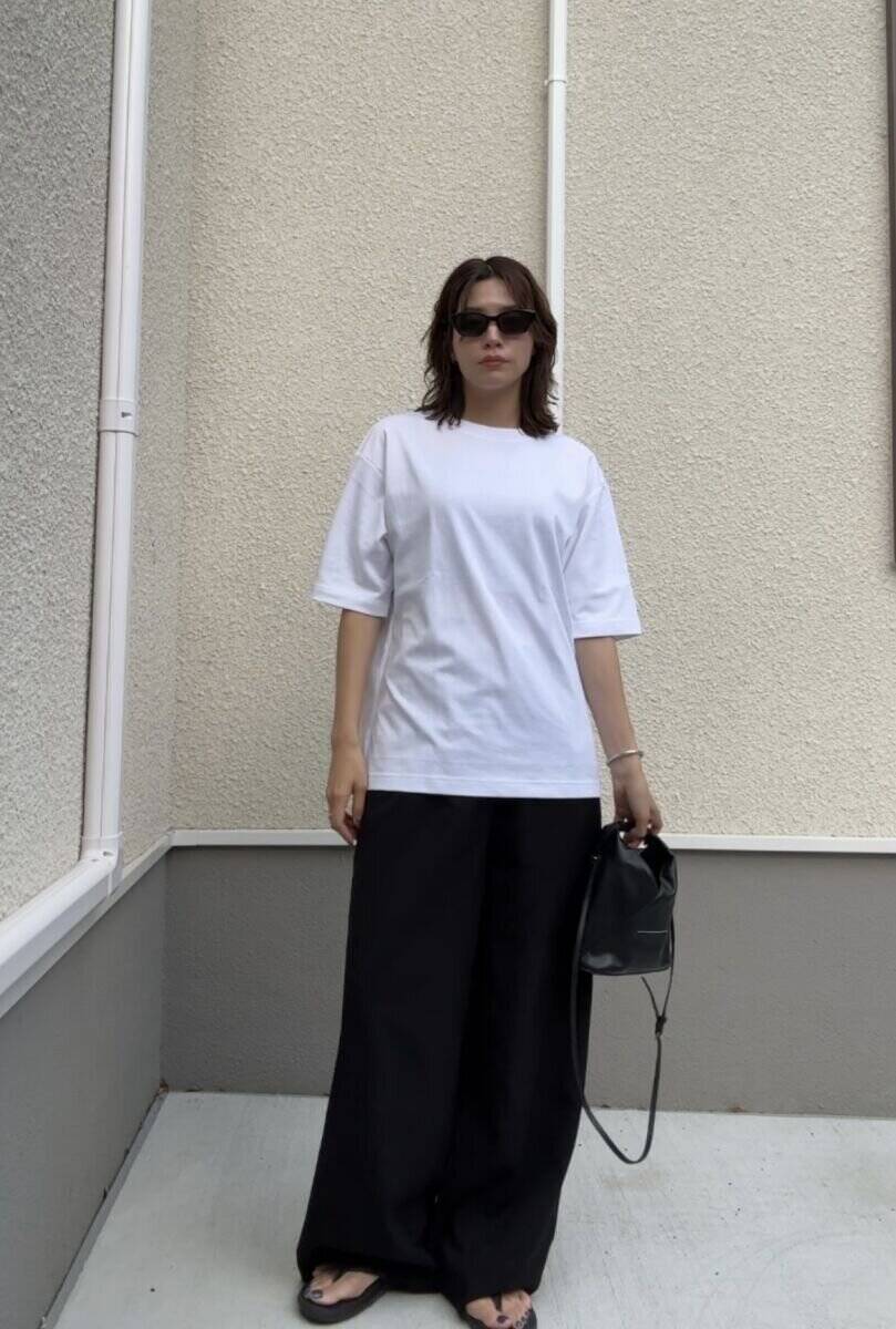 気に入りすぎて4色買い♡ユニクロのミニTは骨格ナチュラル173cmの正解だった