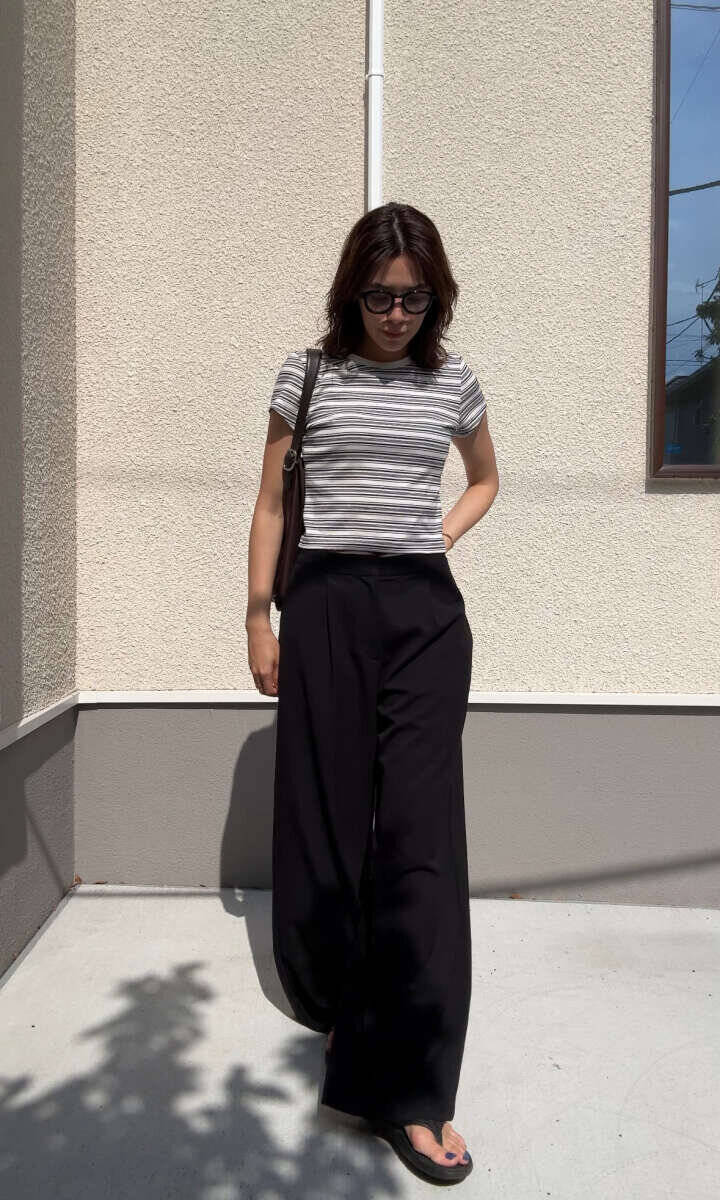気に入りすぎて4色買い♡ユニクロのミニTは骨格ナチュラル173cmの正解だった