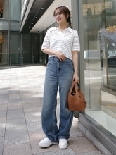 初夏のワイドデニムはこの組み合わせで爽やかに着こなして♡おしゃれな人のお手本コーデ5選