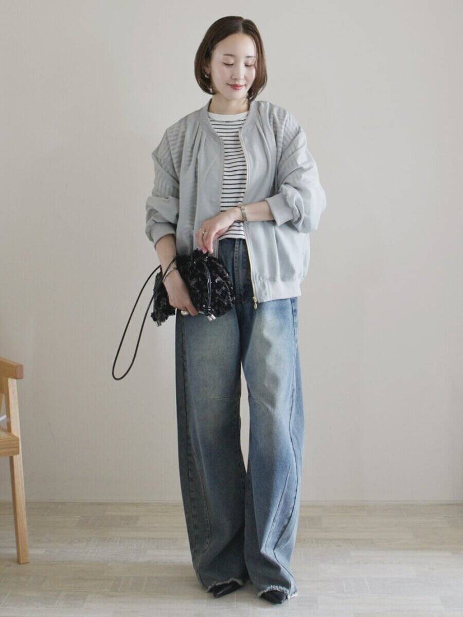 初夏のワイドデニムはこの組み合わせで爽やかに着こなして♡おしゃれな人のお手本コーデ5選