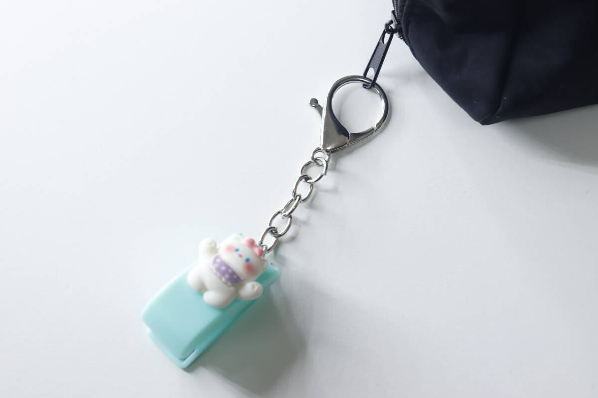 こんな小さいのあり？！ポーチに付けとくと便利だよ～！キーホルダー感覚の100均文房具