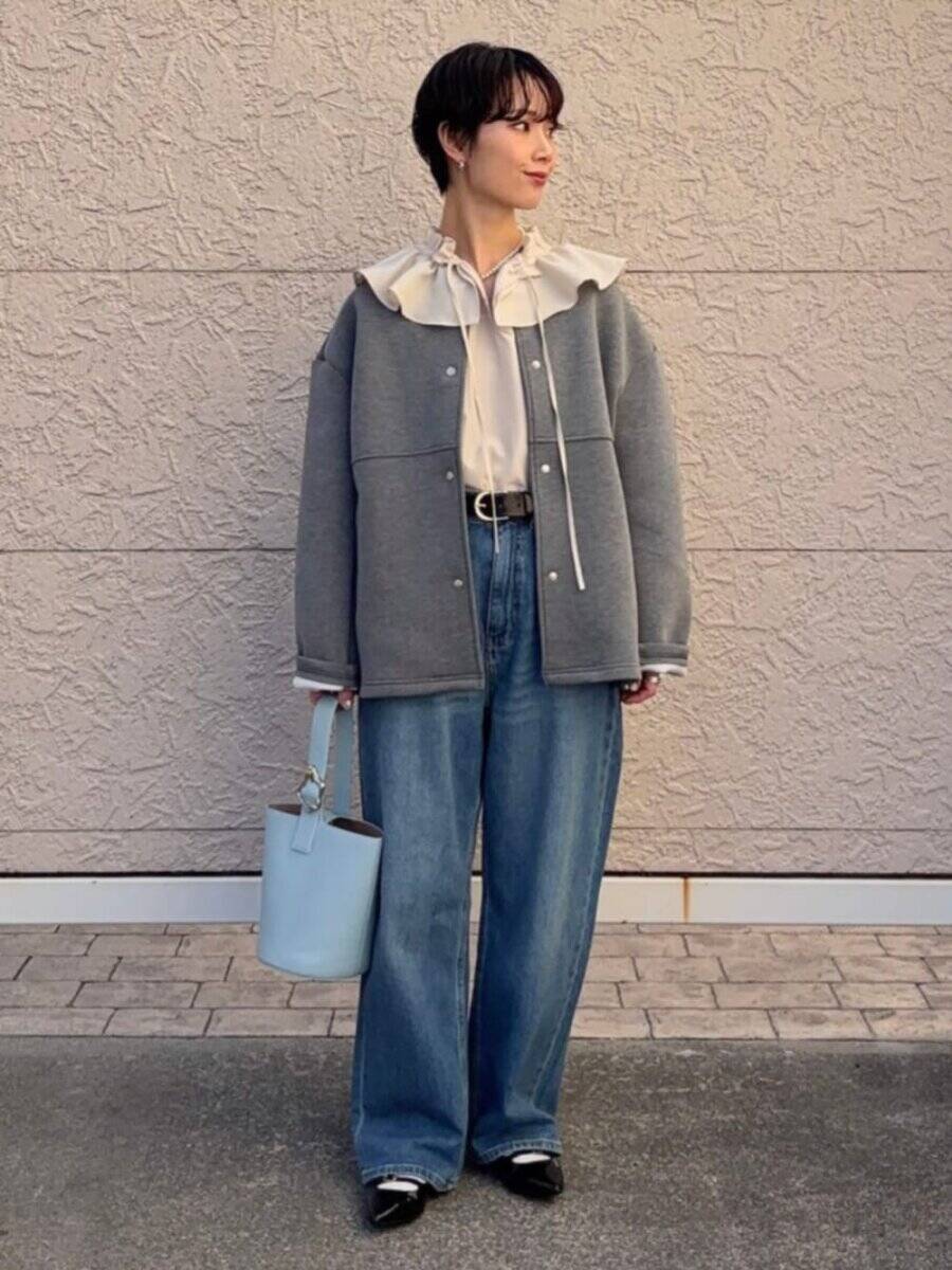 旬の「ワイドデニム」きれいめ派さんはこう着る！カジュアルになりすぎない♡上品デニムコーデ
