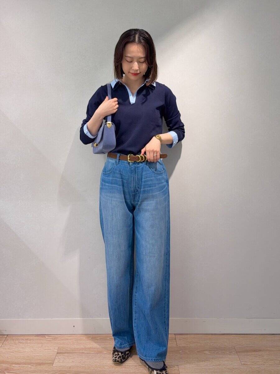 旬の「ワイドデニム」きれいめ派さんはこう着る！カジュアルになりすぎない♡上品デニムコーデ