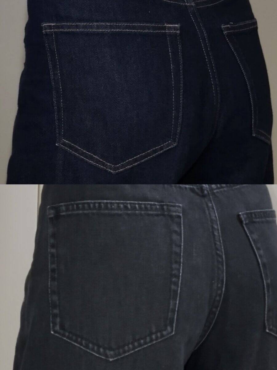 くびれがなくてもメリハリが出る！ユニクロデニム2サイズ比較とNG＆OKコーデ3選