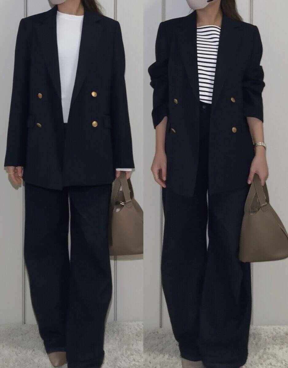 くびれがなくてもメリハリが出る！ユニクロデニム2サイズ比較とNG＆OKコーデ3選