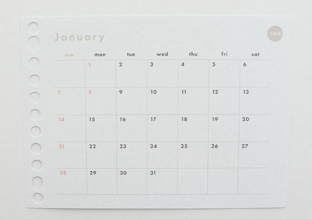 ダイソーで理想のリフィルやっと見つけた♡ミニサイズで使いやすいカレンダー