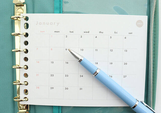 ダイソーで理想のリフィルやっと見つけた♡ミニサイズで使いやすいカレンダー