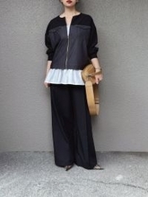 黒ワイドパンツはこうすればもっと可愛く着こなせる♡今っぽく着やせが叶う！春コーデ5選