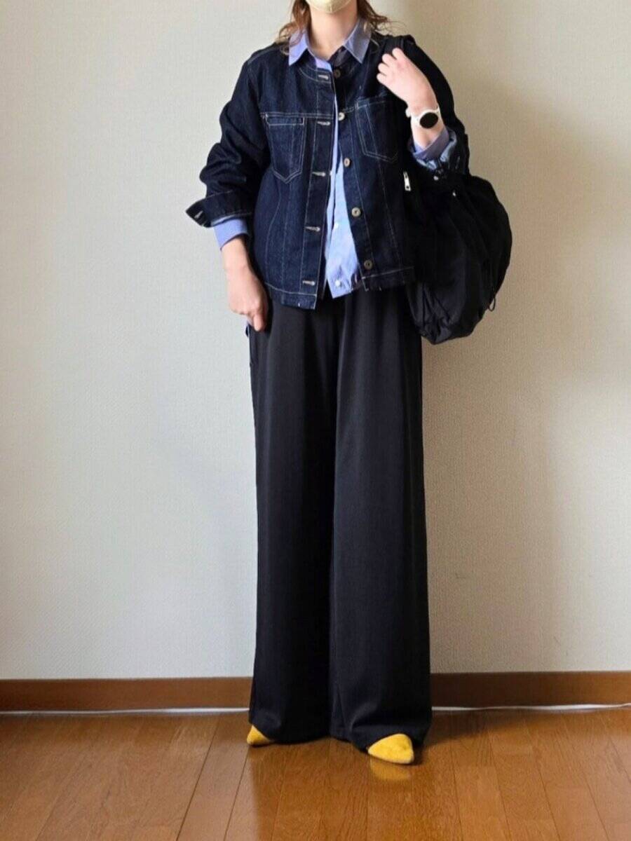 黒ワイドパンツはこうすればもっと可愛く着こなせる♡今っぽく着やせが叶う！春コーデ5選