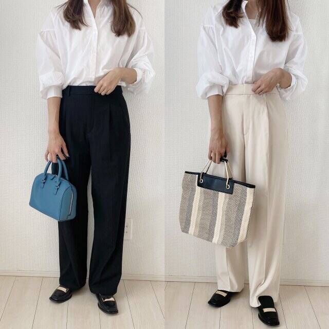 ユニクロの神パンツが進化して再登場！新・旧タックワイドパンツ徹底比較♡はき比べレビュー