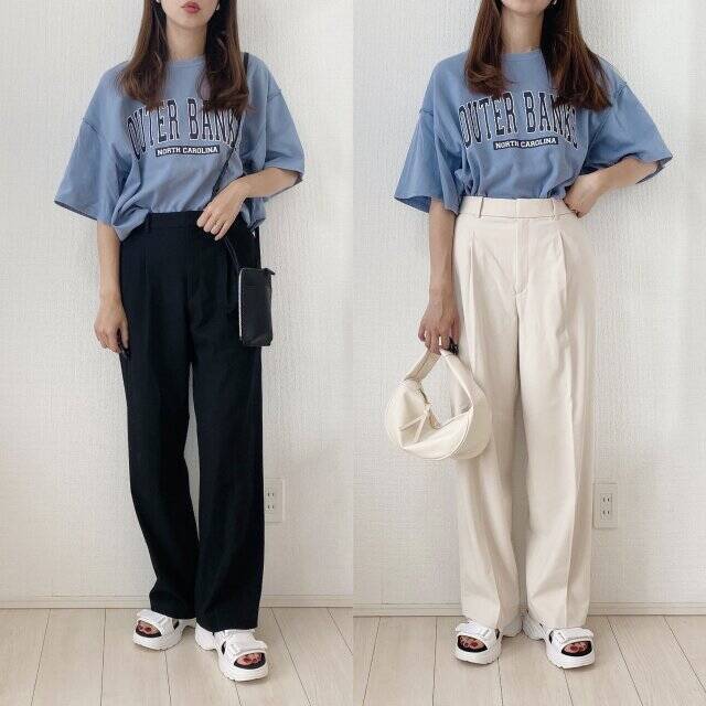 ユニクロの神パンツが進化して再登場！新・旧タックワイドパンツ徹底比較♡はき比べレビュー