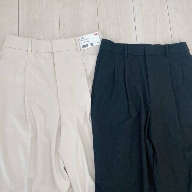 ユニクロの神パンツが進化して再登場！新・旧タックワイドパンツ徹底比較♡はき比べレビュー