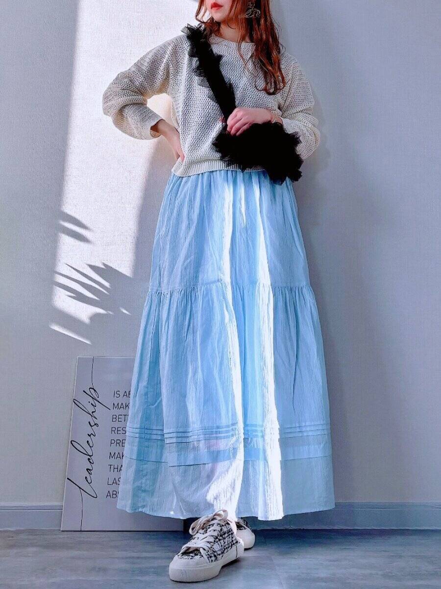 透けすぎないから毎日着たくなる♡低身長さんが脚長に見えるユニクロニットの着こなし術