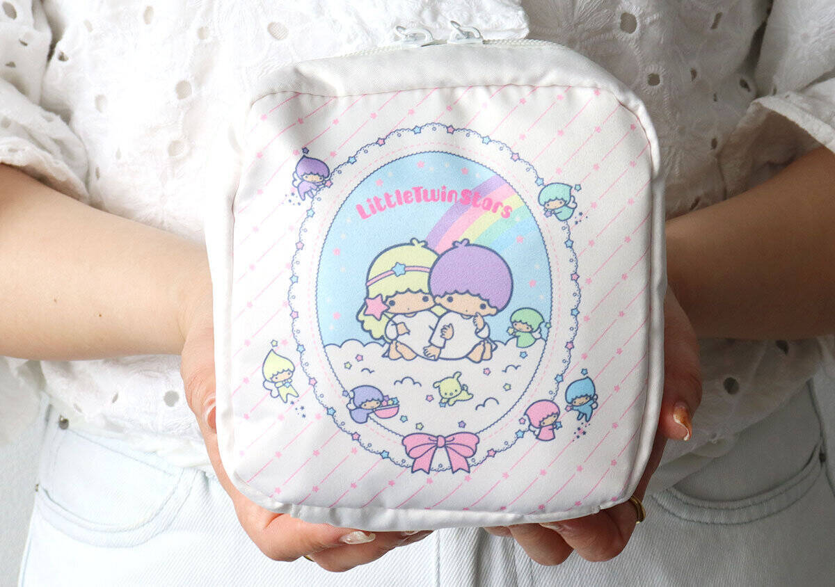 この付録…お店で買ったらいくらするの！？可愛くて収納力抜群♡リトルツインスターズのポーチ