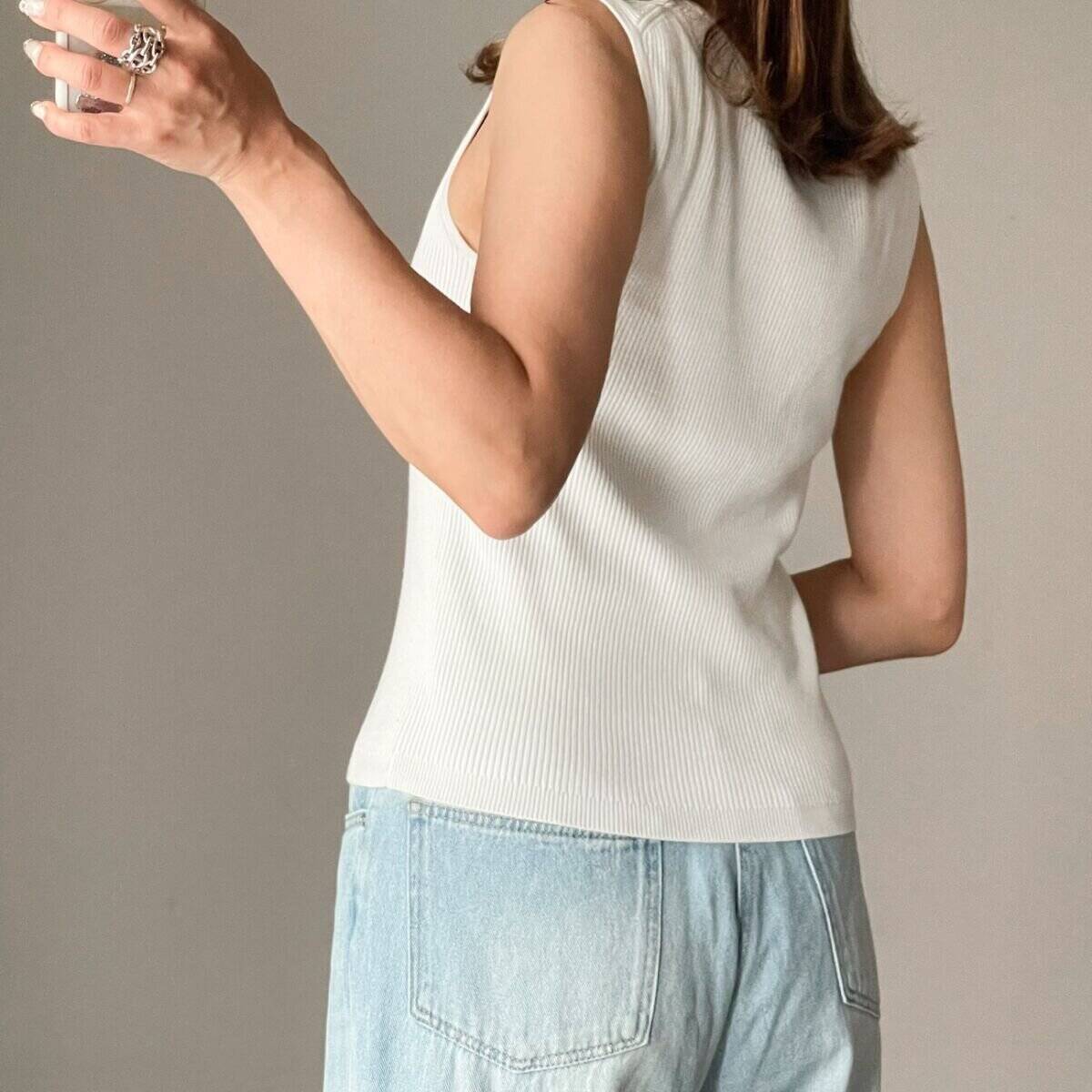見えていいインナーあります♡GUの形よしなタンクトップで叶える夏コーデ6選