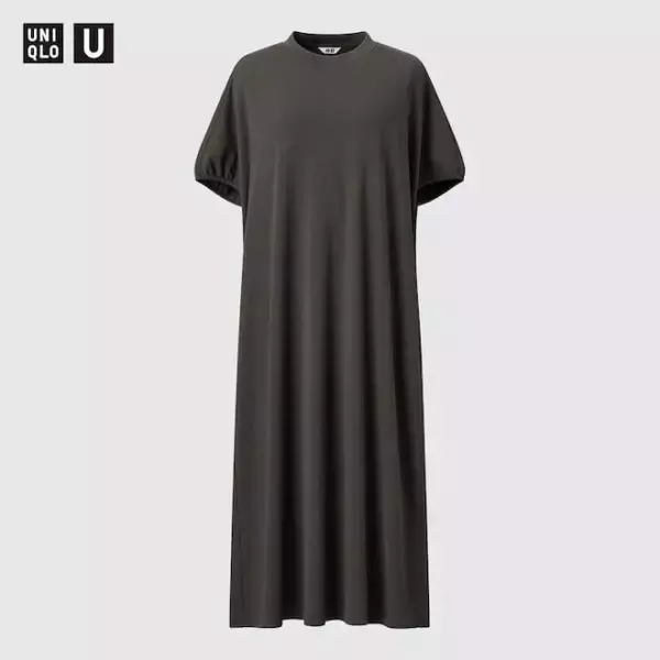 「ユニクロワンピ」めちゃ頼れる～！ラクなのにシルエット抜群♡即カゴIN推奨の優秀ワンピース