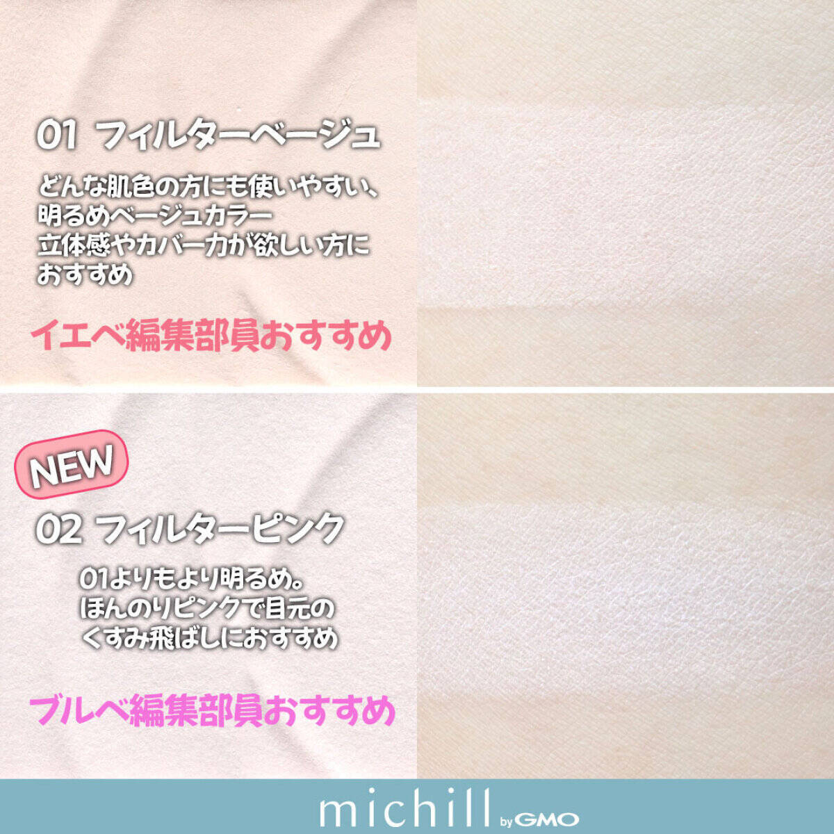 あの大バズリ通称“BBAの粉”に待望の新色♡イエベ・ブルベの編集部員が実際試してみた！