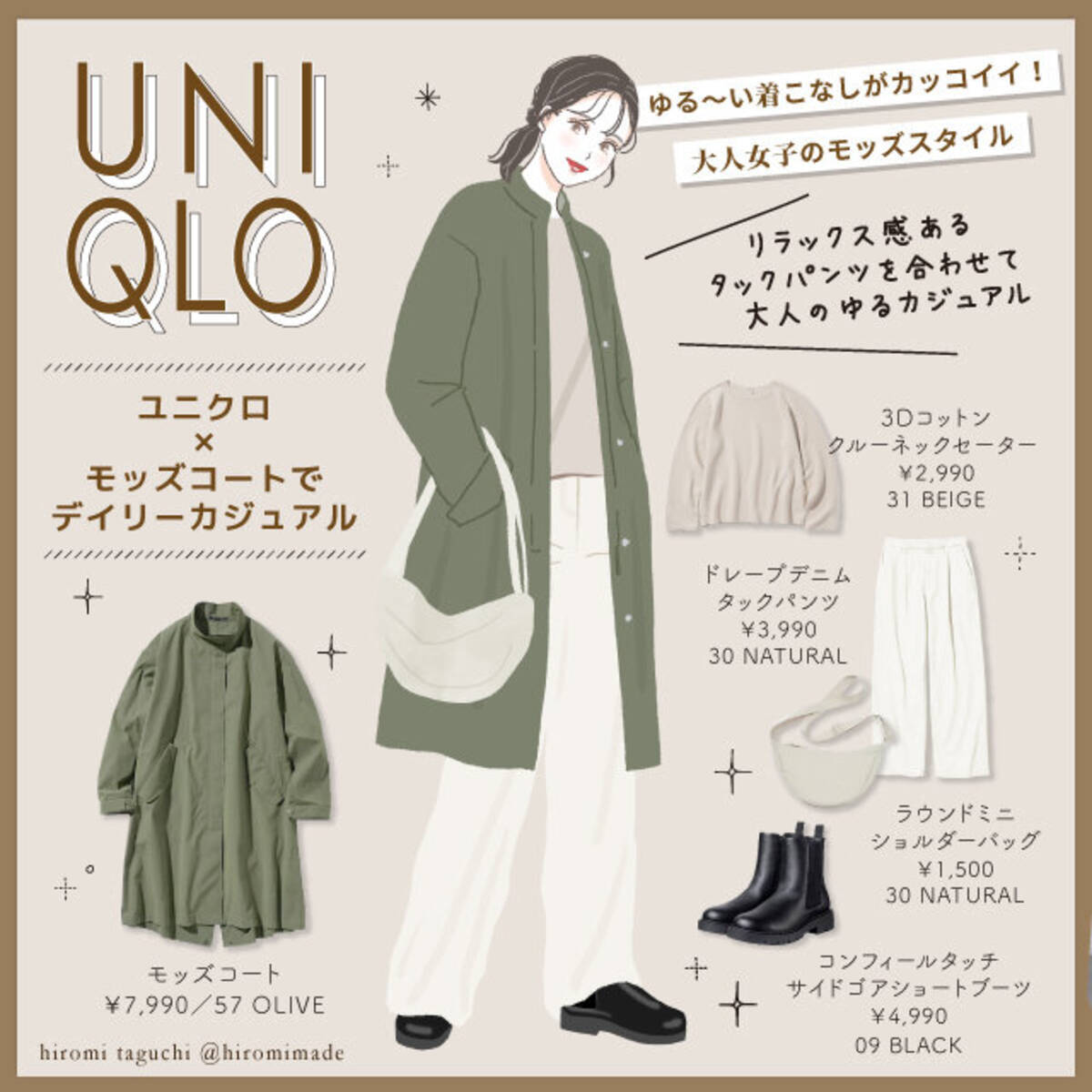 UNIQLO オンライン限定 買えれ 海外ver モッズコート