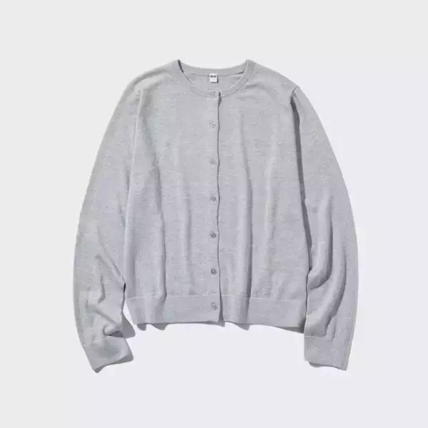 ユニクロカーディガンがめちゃ優秀なんですけど！春まで長く着まわせるから早めに買っとこ♪