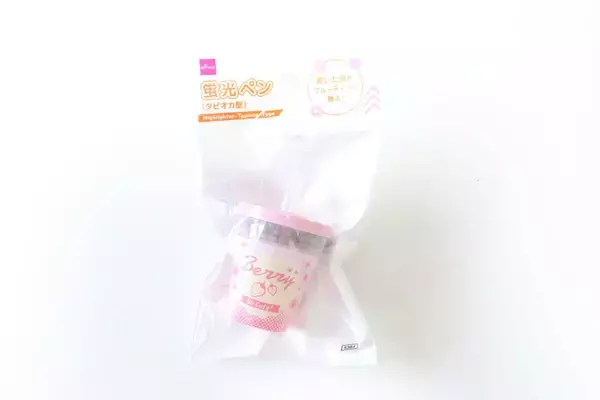 100均で可愛いの見つけた～！デザインがもう大優勝♡飲み物みたいな形の文房具