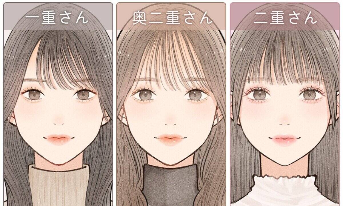 一重・奥二重・二重 目の形別♡垢抜けるアイシャドウの塗り方12パターン